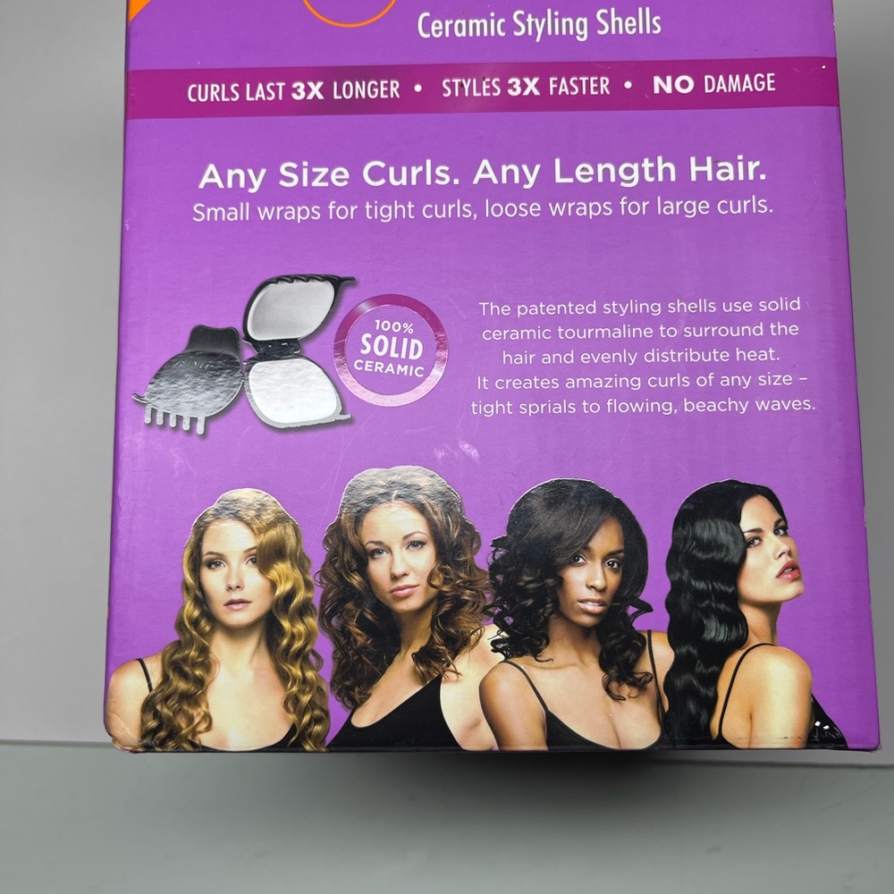 InStyler Ceramic Styling Shells - Black - Picture 4 of 7